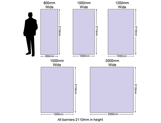 Backdrop Banner Dimensions